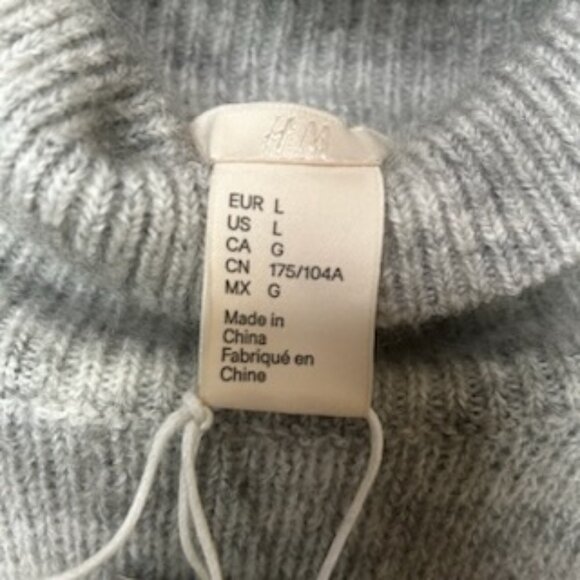 NWT Relaxed Fit Oversized Knit Turtleneck Sweater Jumper Capsule Wardrobe - Picture 5 of 8
